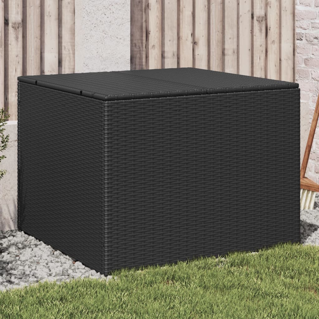 Putekasse svart 291L cm polyrotting