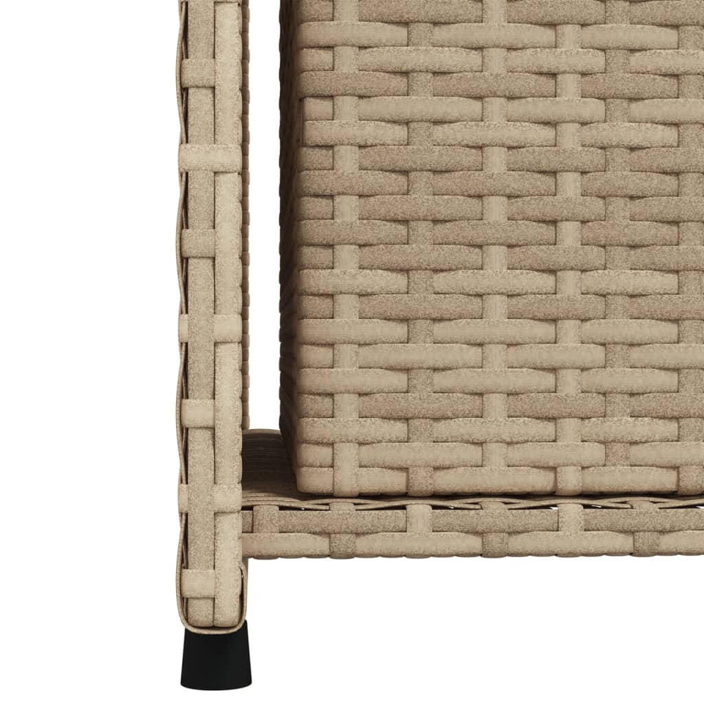 Putekasse beige 50x55x115 cm polyrotting