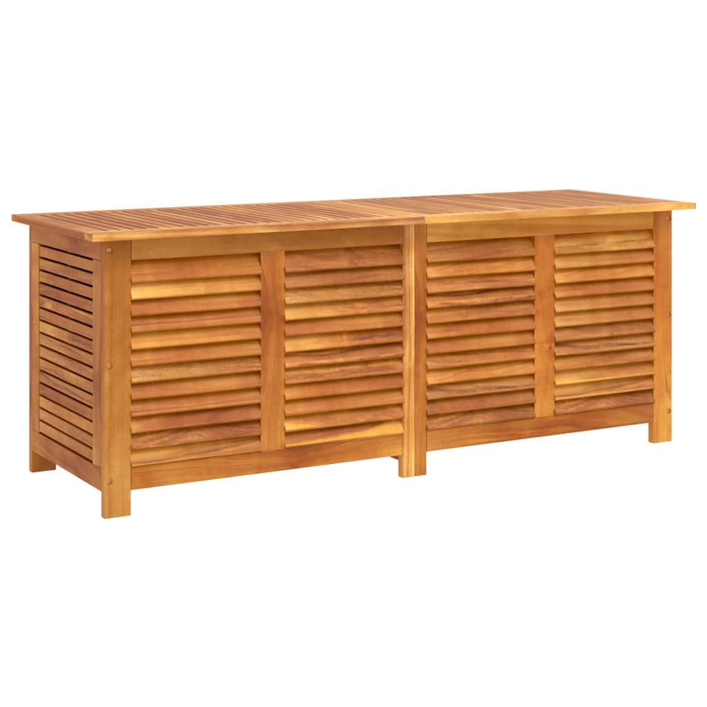 Putekasse med lameller 150x50x56 cm heltre akasie