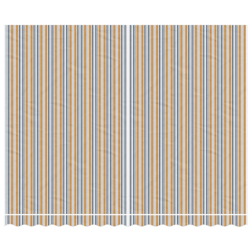 Erstatningsduk for markise flerfarget stripe 4x3 m