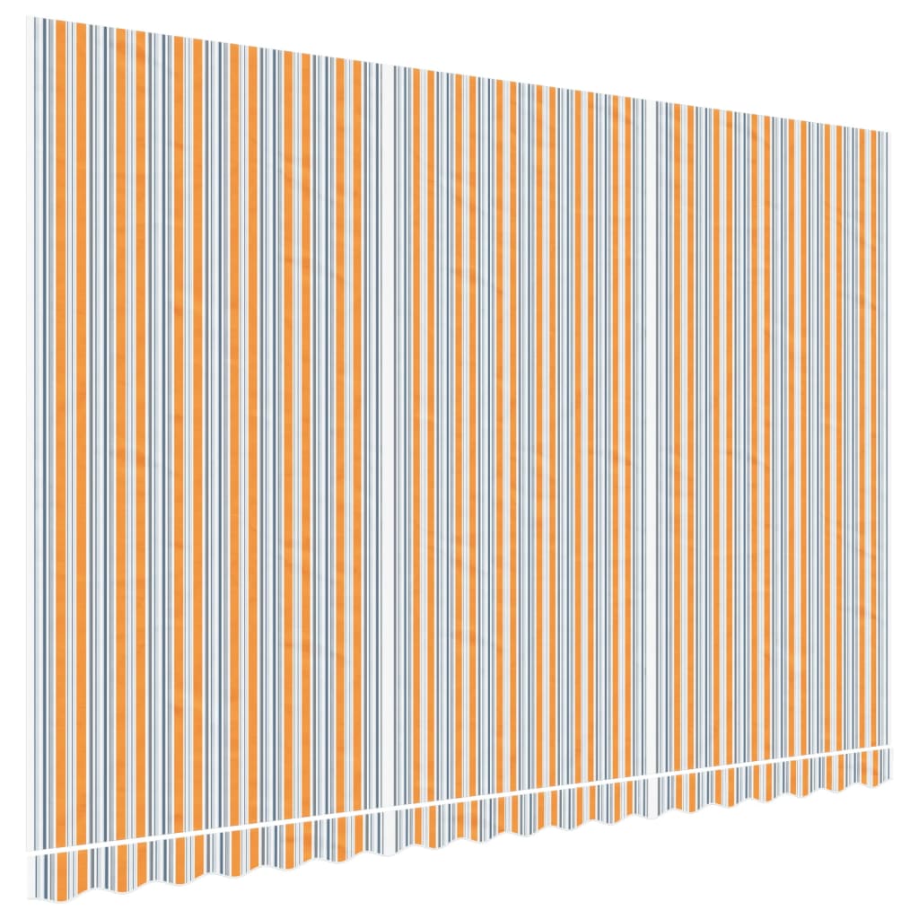 Erstatningsduk for markise flerfarget stripe 4,5x3 m