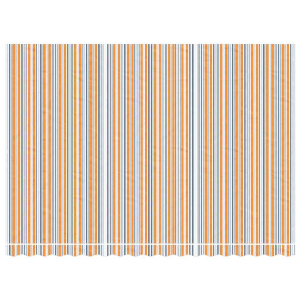 Erstatningsduk for markise flerfarget stripe 4,5x3 m