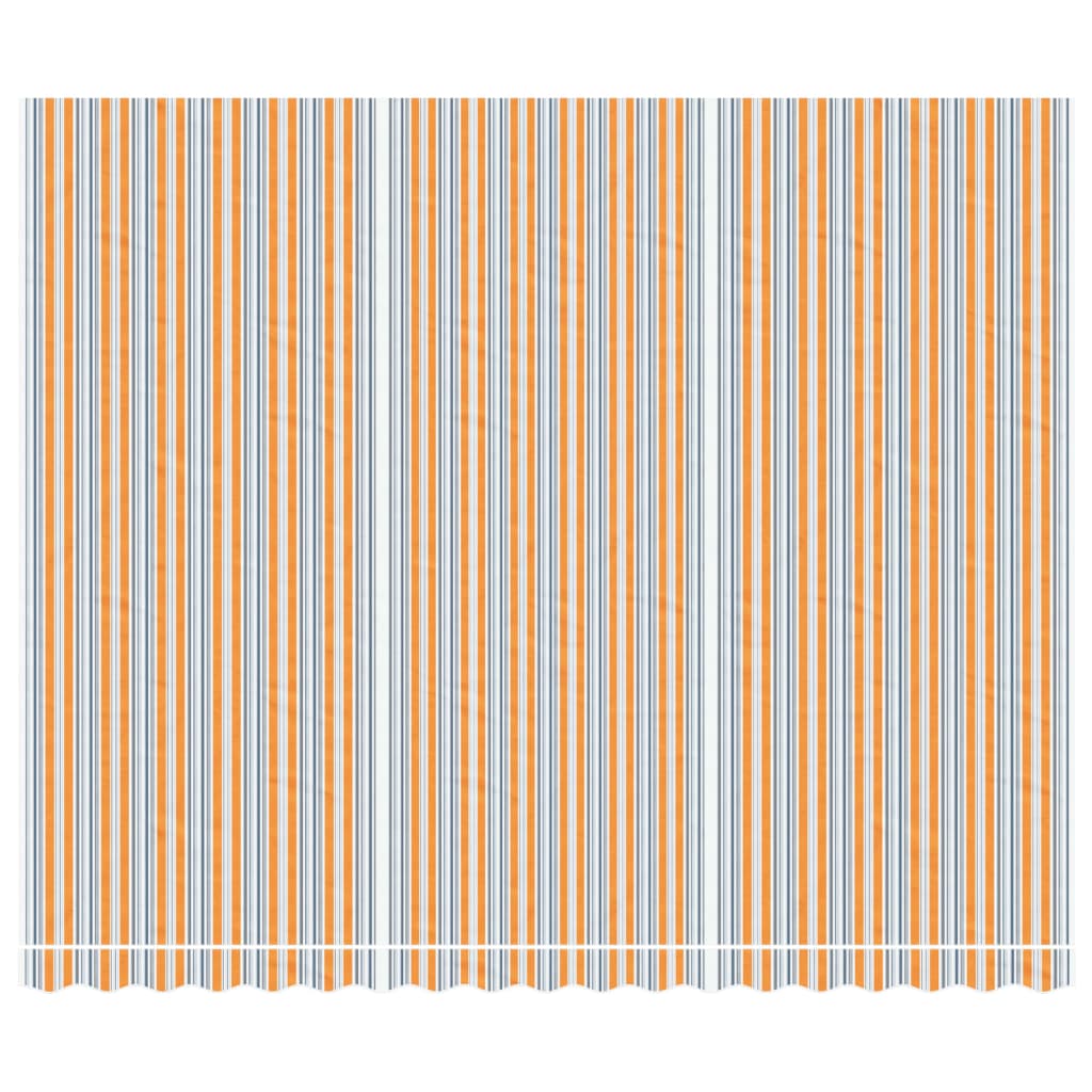 Erstatningsduk for markise flerfarget stripe 4,5x3,5 m