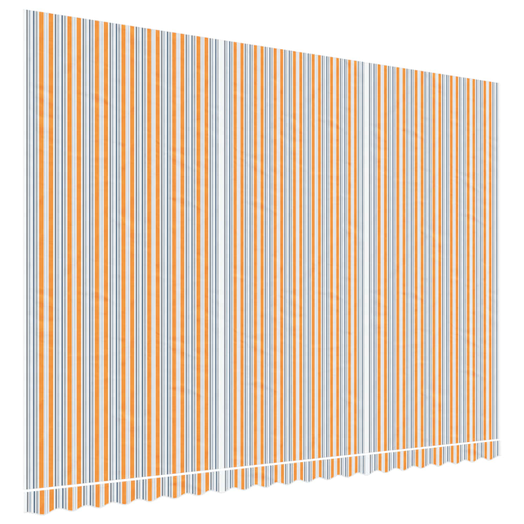 Erstatningsduk for markise flerfarget stripe 5x3,5 m
