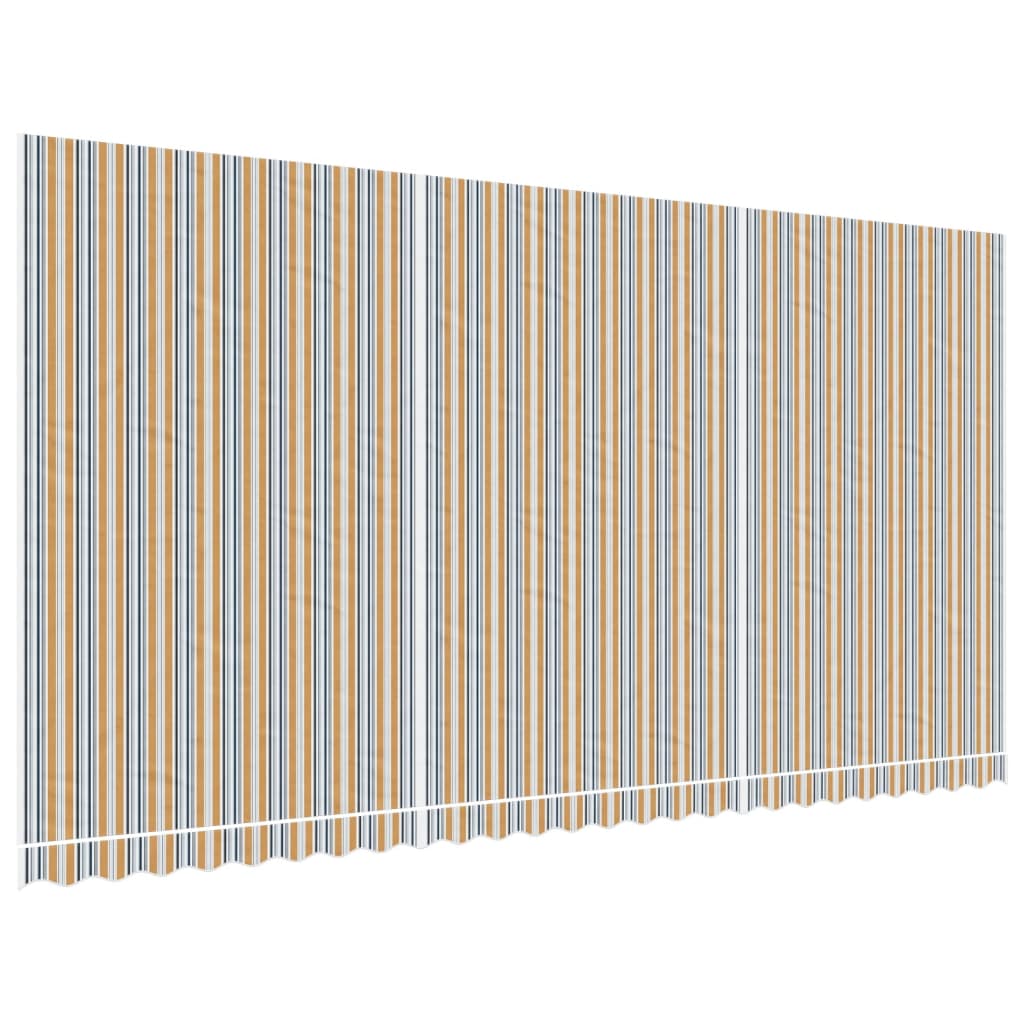 Erstatningsduk for markise flerfarget stripe 6x3 m