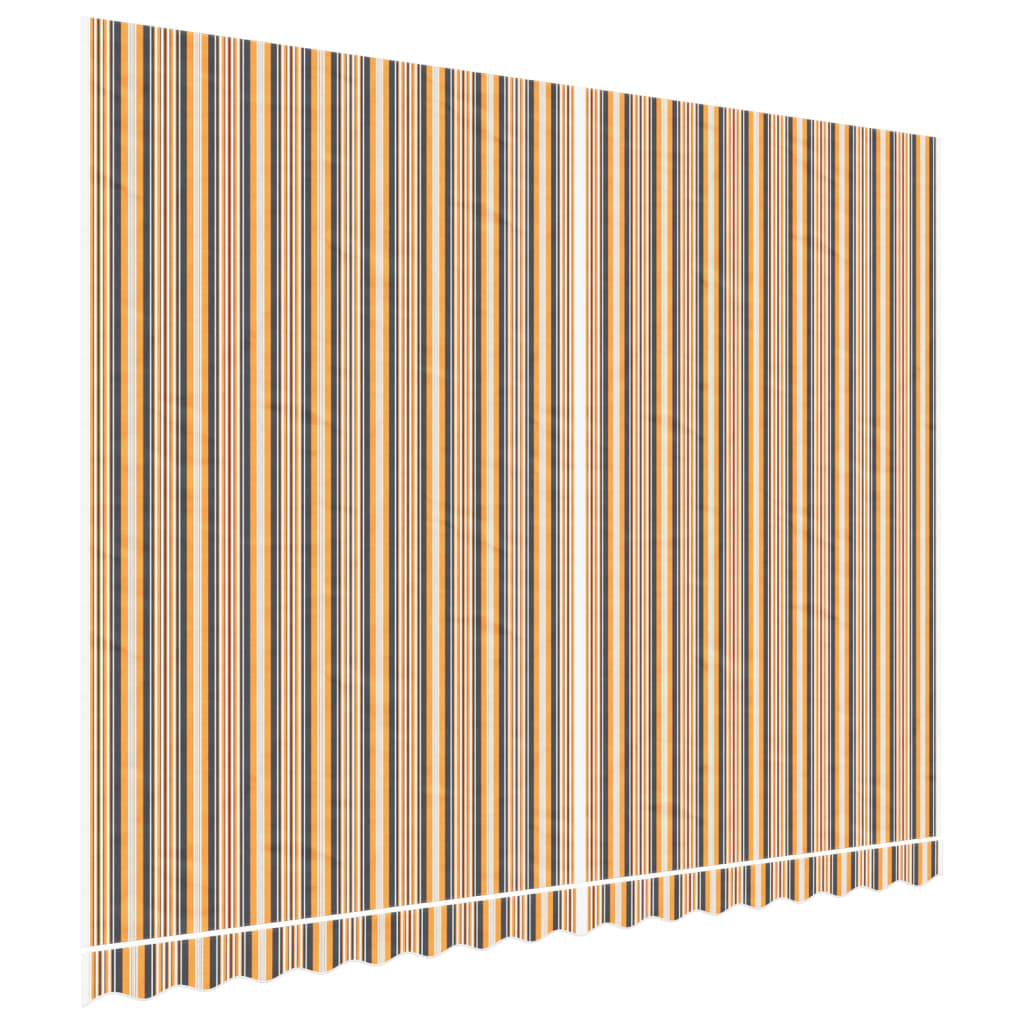 Erstatningsduk for markise flerfarget stripe 4x3 m