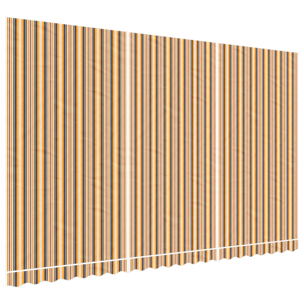 Erstatningsduk for markise flerfarget stripe 5x3 m