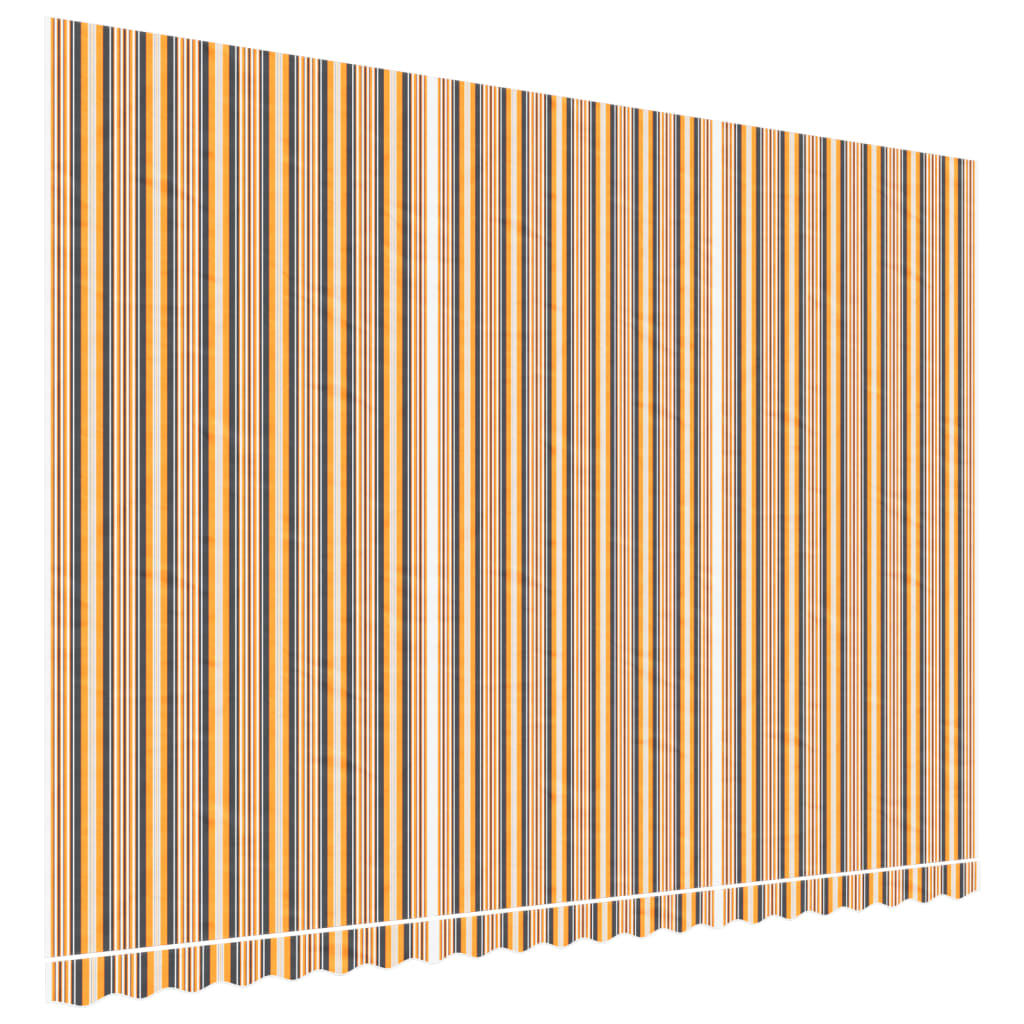 Erstatningsduk for markise flerfarget stripe 5x3,5 m