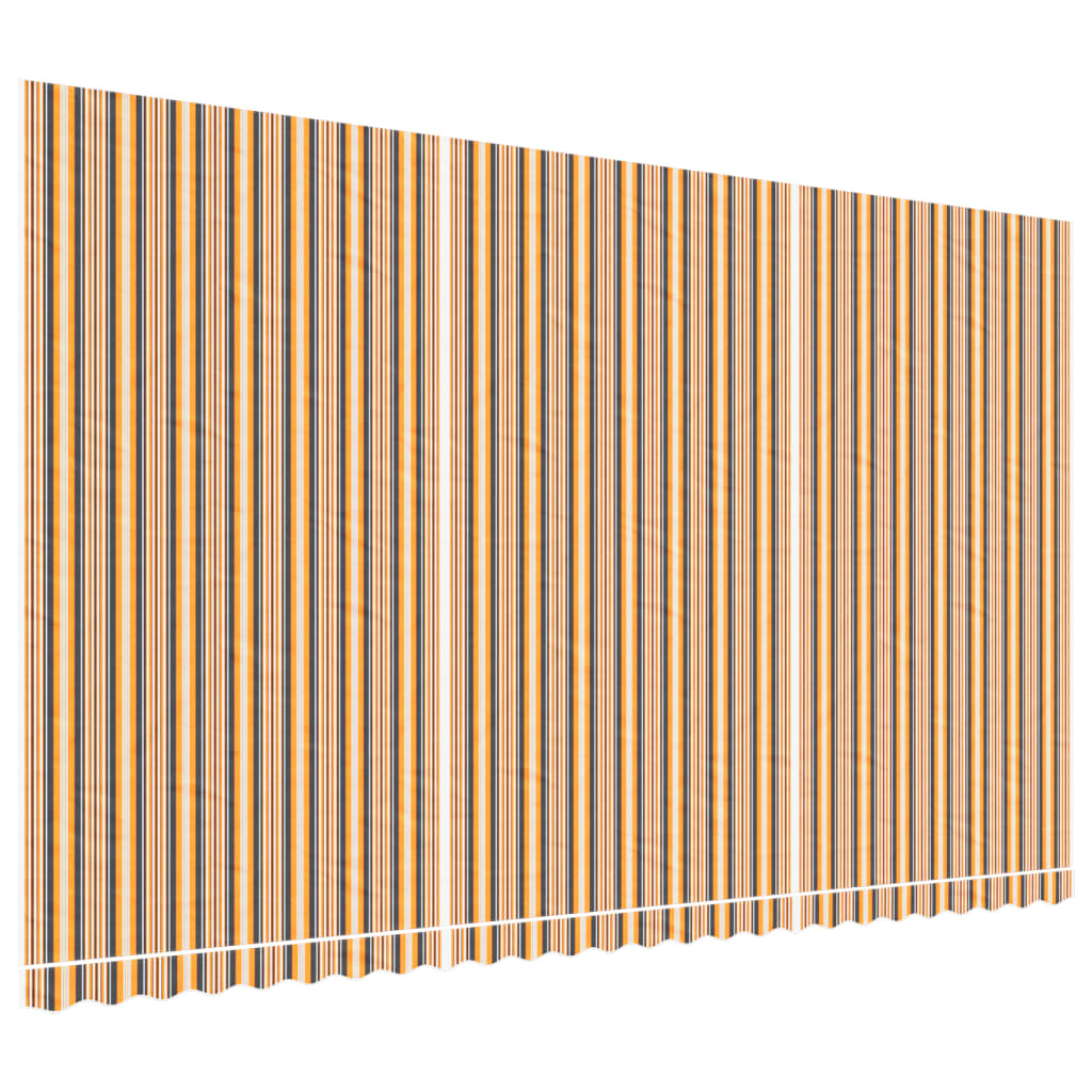 Erstatningsduk for markise flerfarget stripe 6x3,5 m