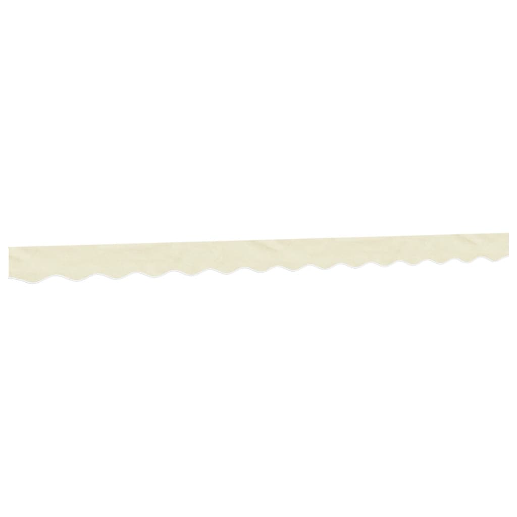 Erstatningsstoff for markisekappe kremhvit stripe 3,5 m