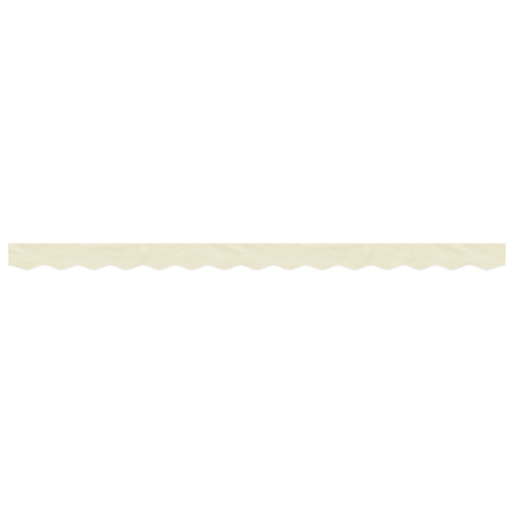 Erstatningsstoff for markisekappe kremhvit stripe 3,5 m