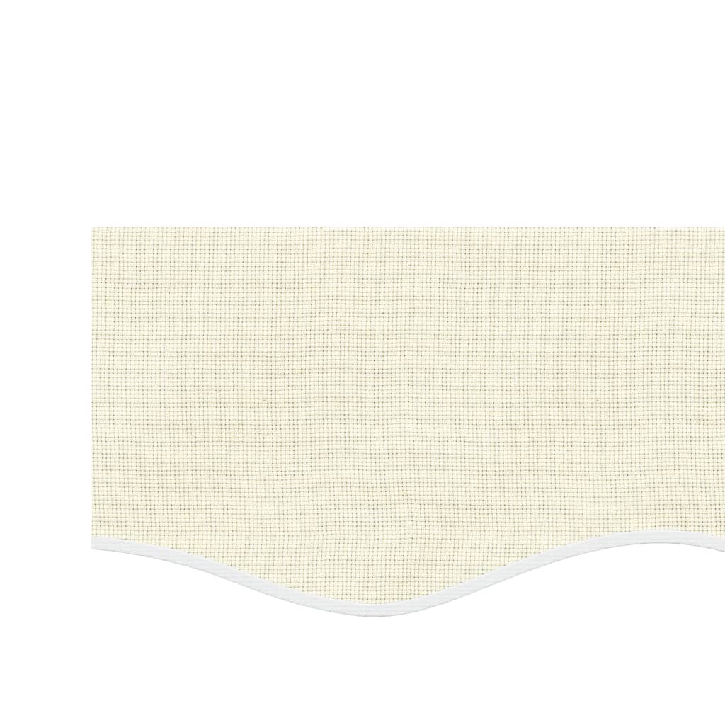 Erstatningsstoff for markisekappe kremhvit stripe 3,5 m