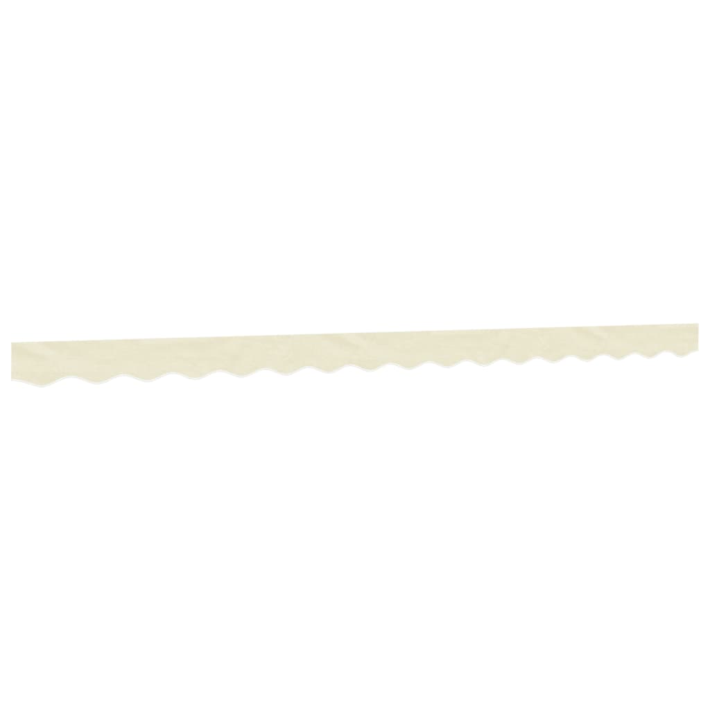 Erstatningsstoff for markisekappe kremhvit stripe 4 m