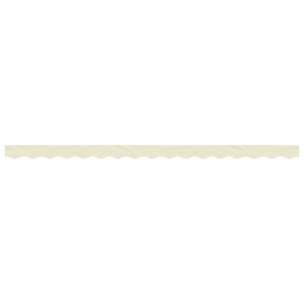 Erstatningsstoff for markisekappe kremhvit stripe 4 m