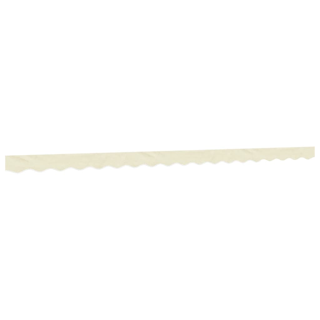 Erstatningsstoff for markisekappe kremhvit stripe 4,5 m