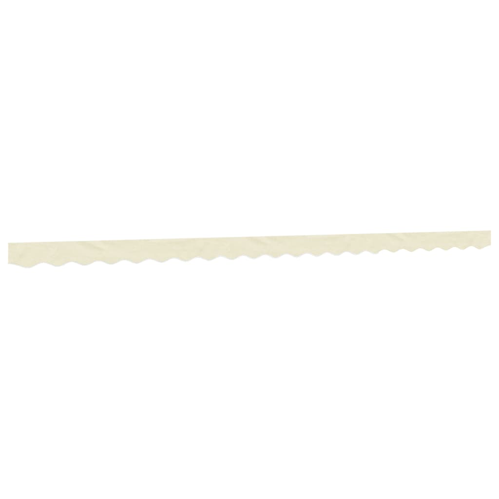 Erstatningsstoff for markisekappe kremhvit stripe 5 m