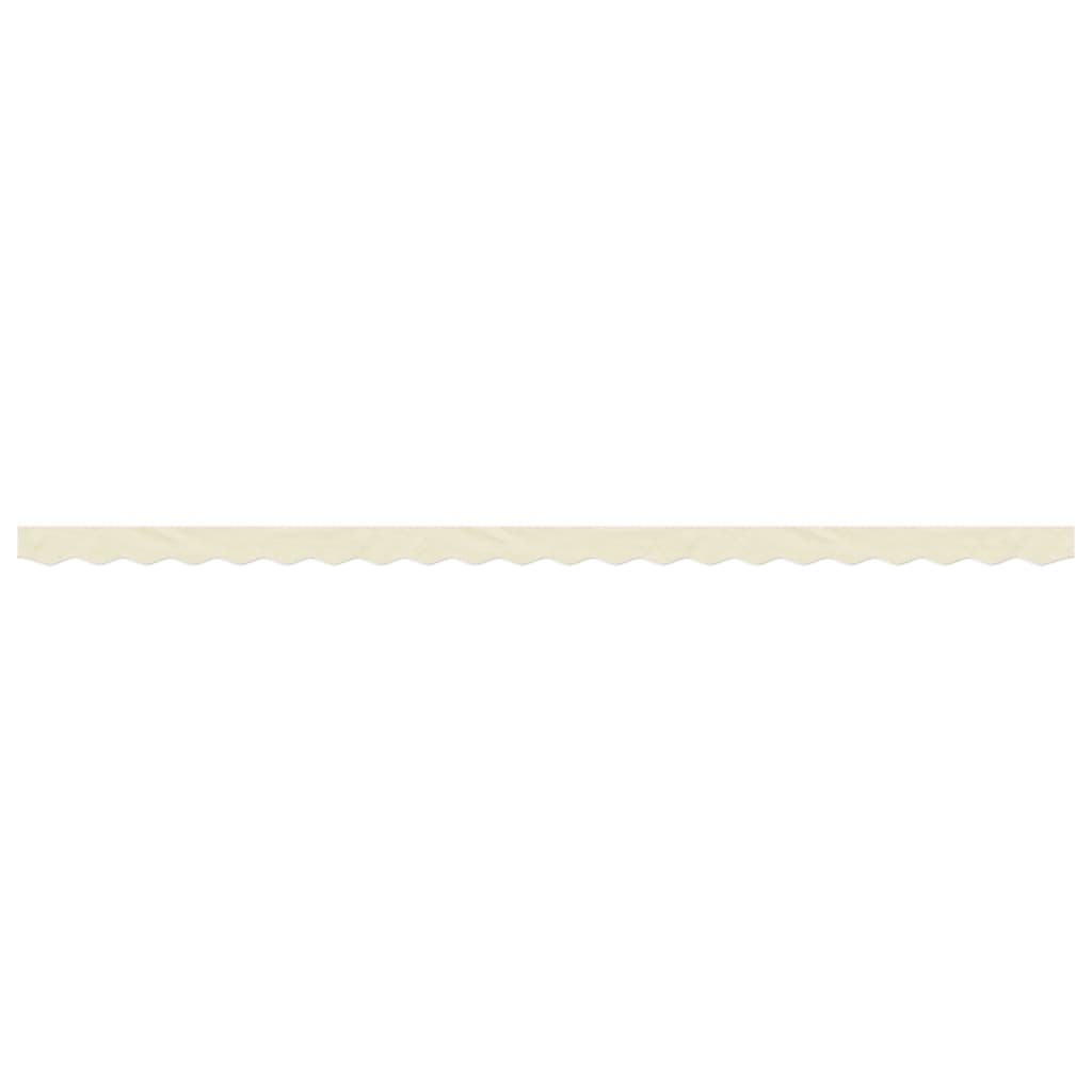 Erstatningsstoff for markisekappe kremhvit stripe 5 m