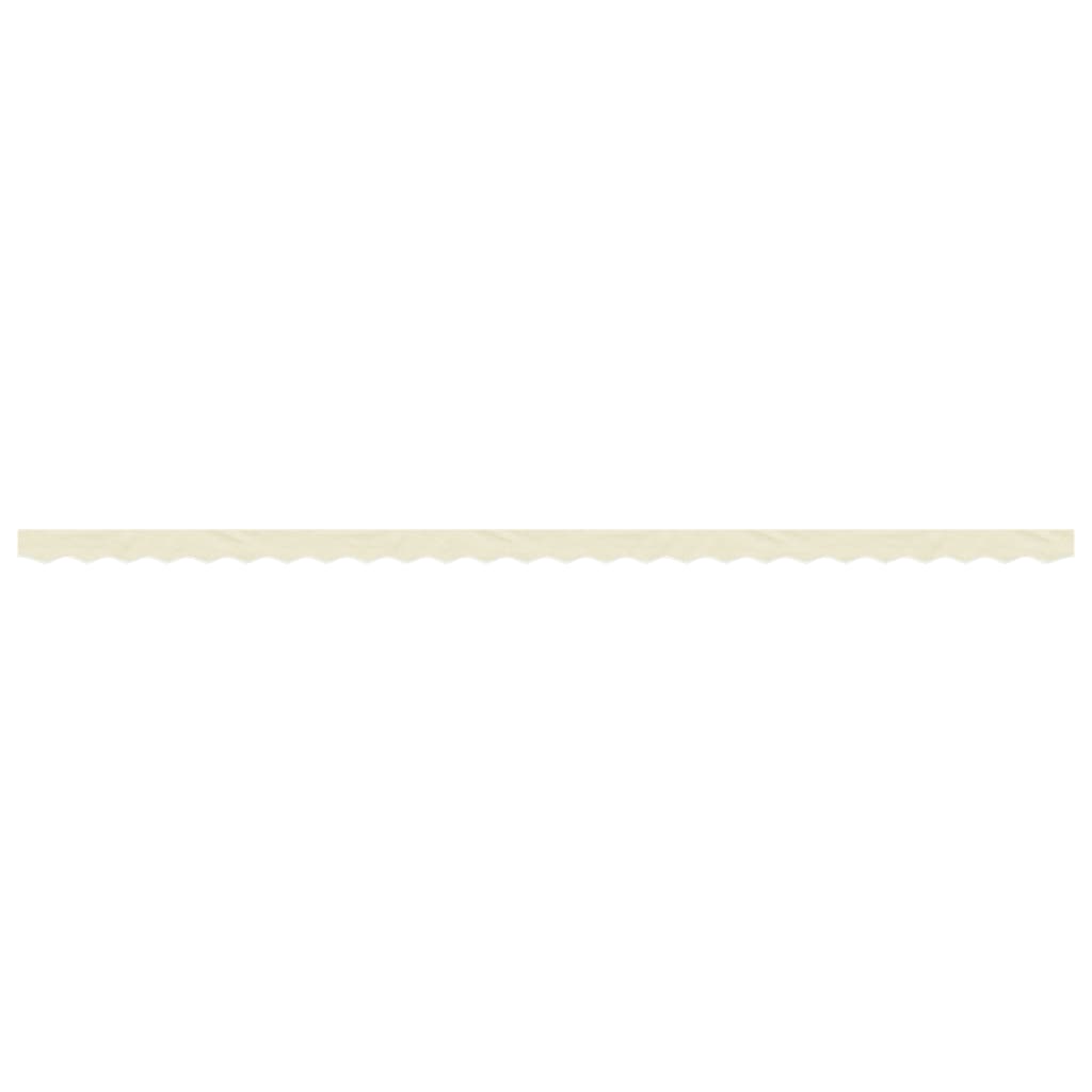 Erstatningsstoff for markisekappe kremhvit stripe 6 m