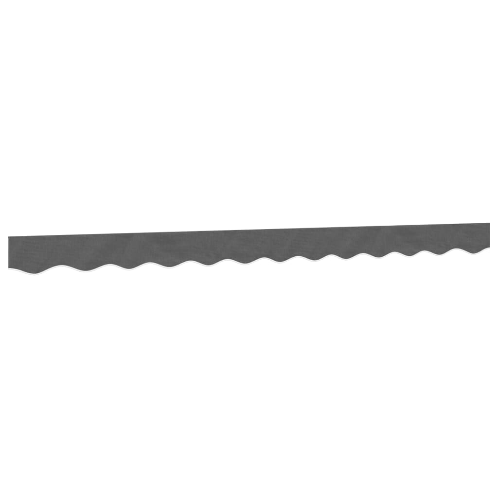 Erstatningsstoff for markisekappe antrasitt stripe 3 m