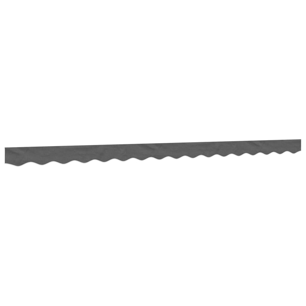 Erstatningsstoff for markisekappe antrasitt stripe 4 m