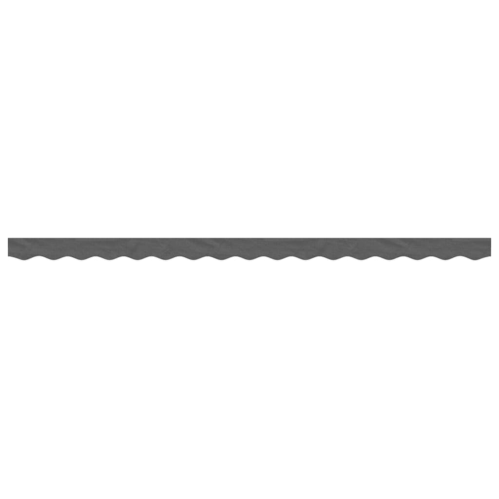 Erstatningsstoff for markisekappe antrasitt stripe 4 m