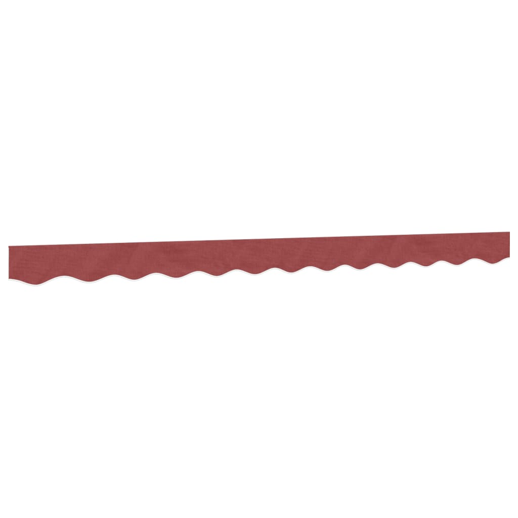 Erstatningsstoff for markisekappe burgunder stripe 3 m
