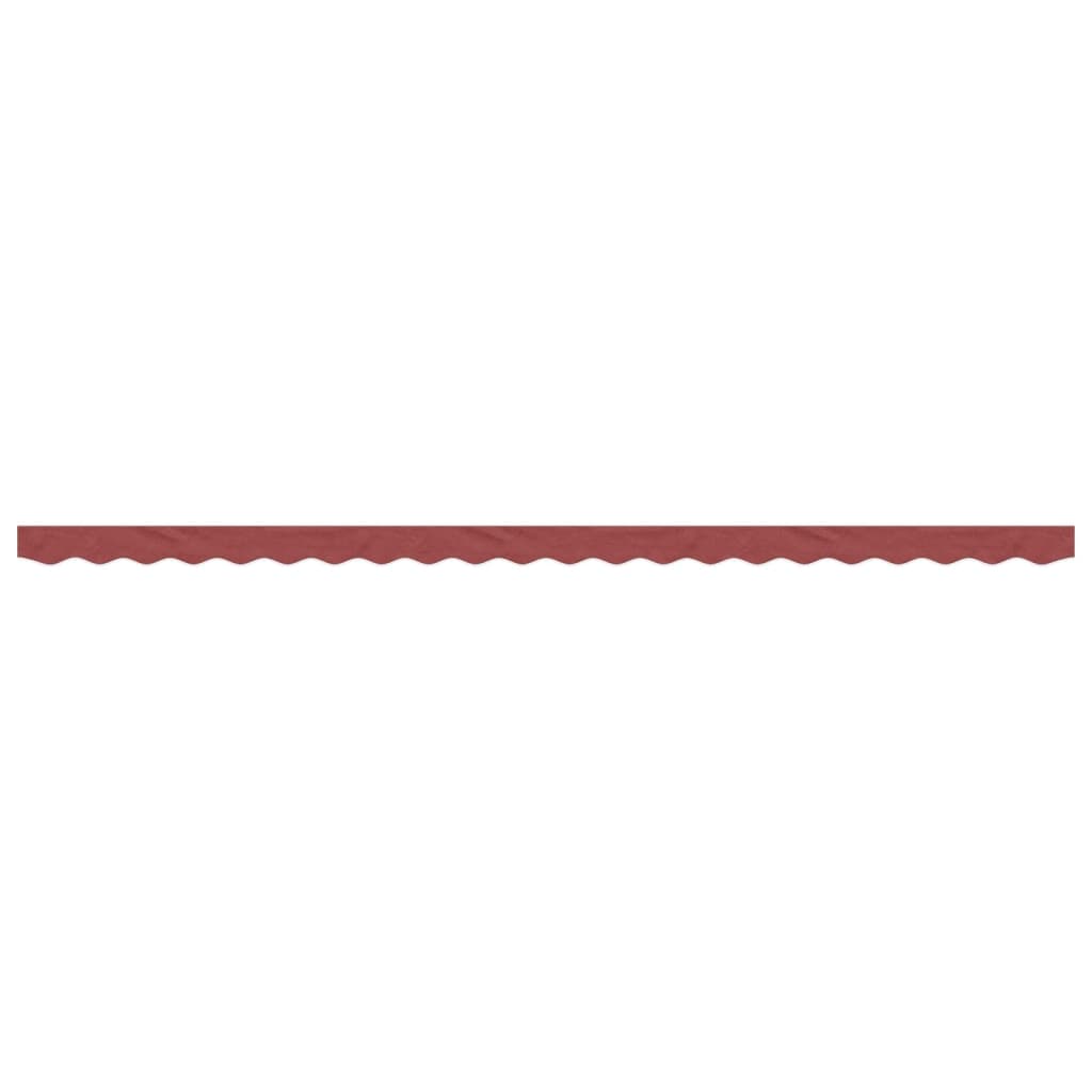 Erstatningsstoff for markisekappe burgunder stripe 5 m