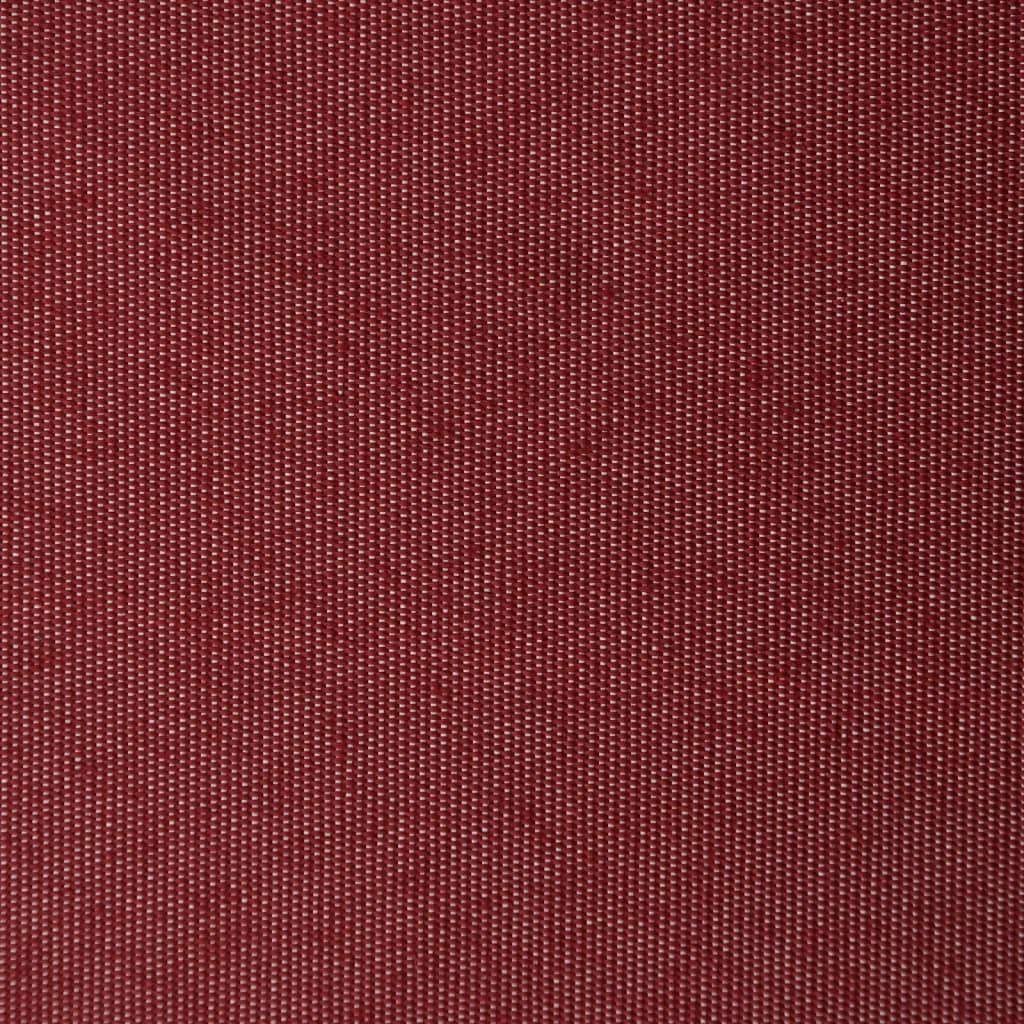 Manuell uttrekkbar markise med LED burgunder 400x350 cm