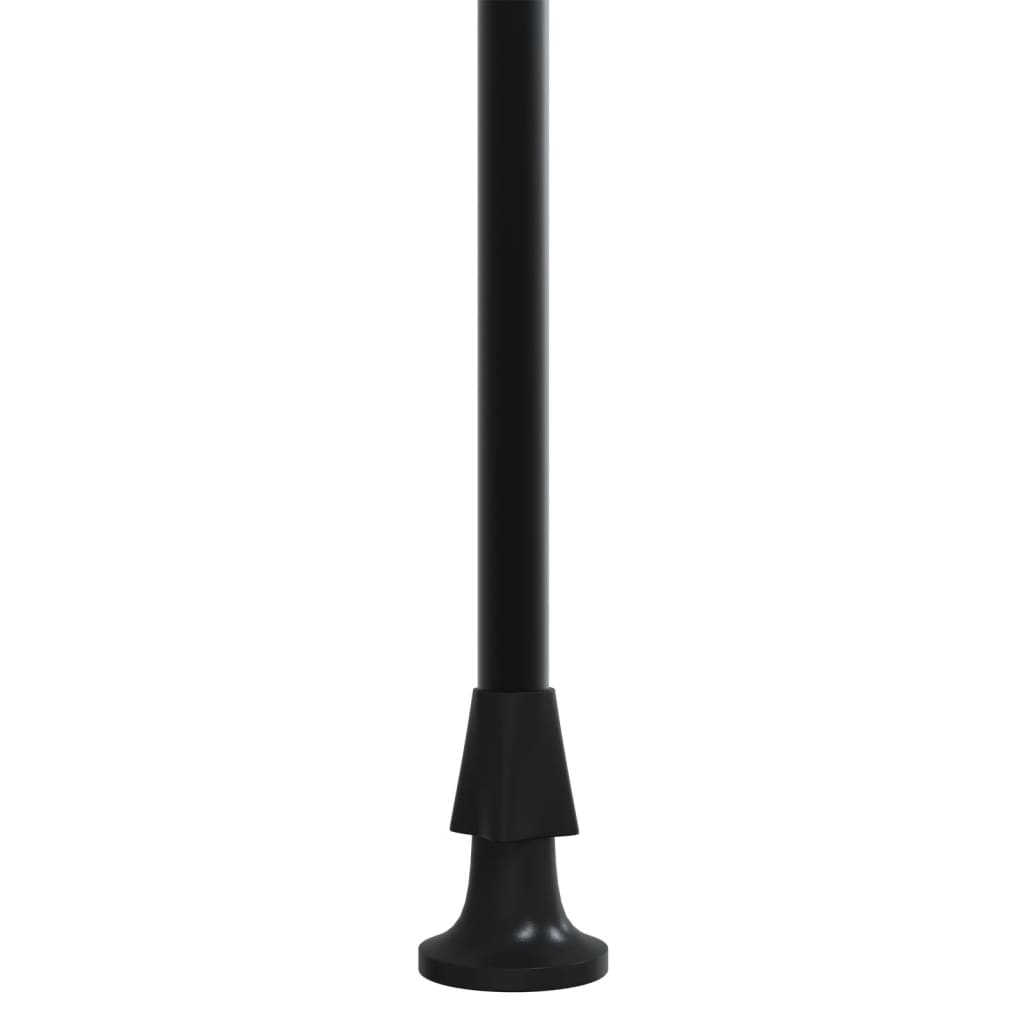 Uttrekkbar markise antrasitt 100x150 cm stoff og stål