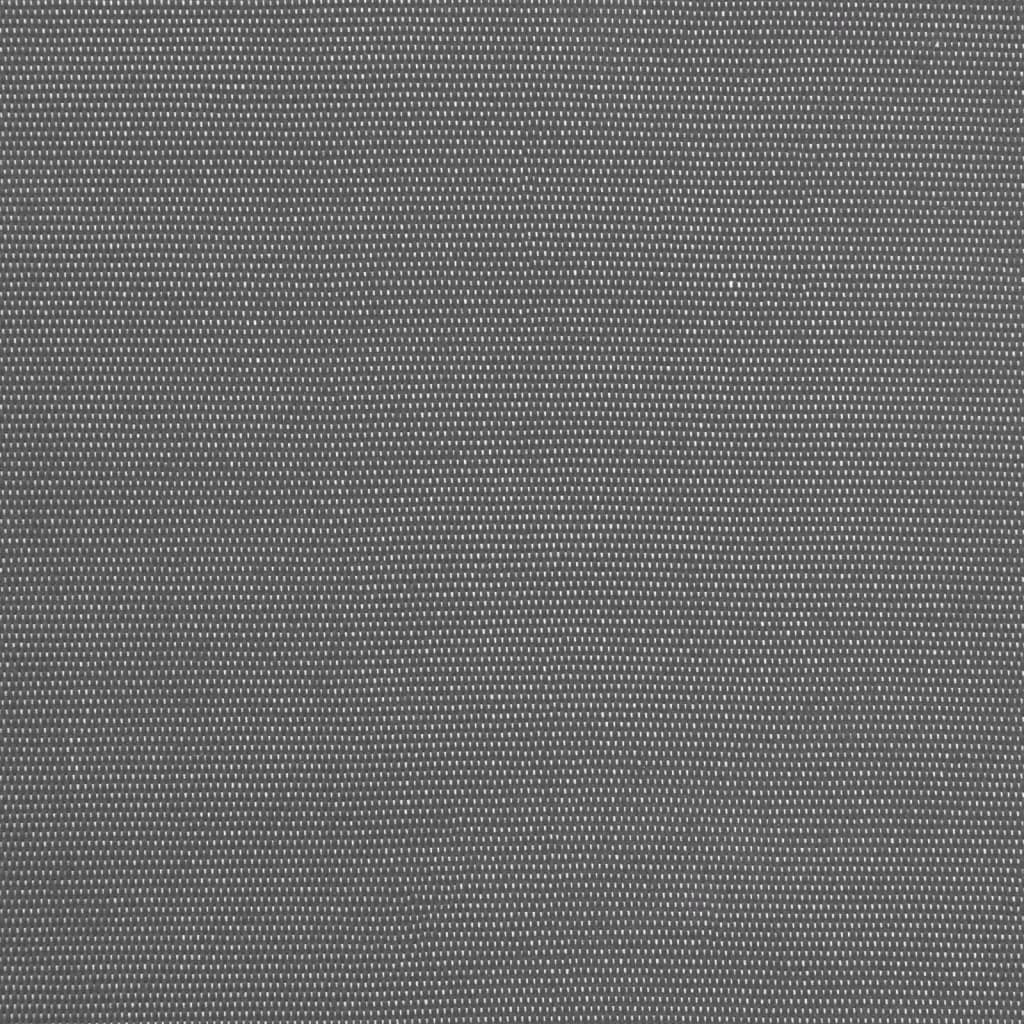 Uttrekkbar markise antrasitt 200x150 cm stoff og stål