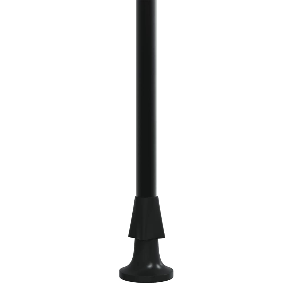 Uttrekkbar markise antrasitt 350x150 cm stoff og stål