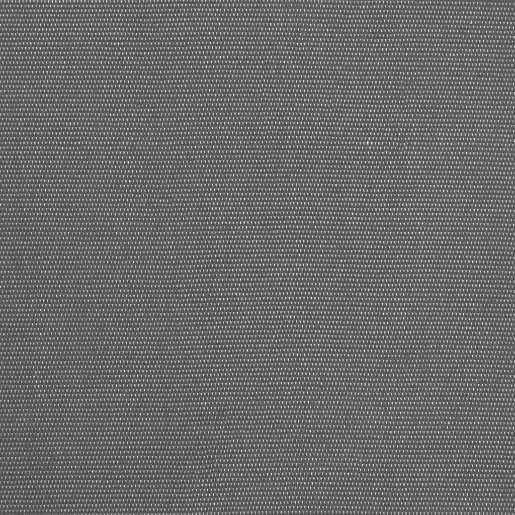 Uttrekkbar markise antrasitt 350x150 cm stoff og stål