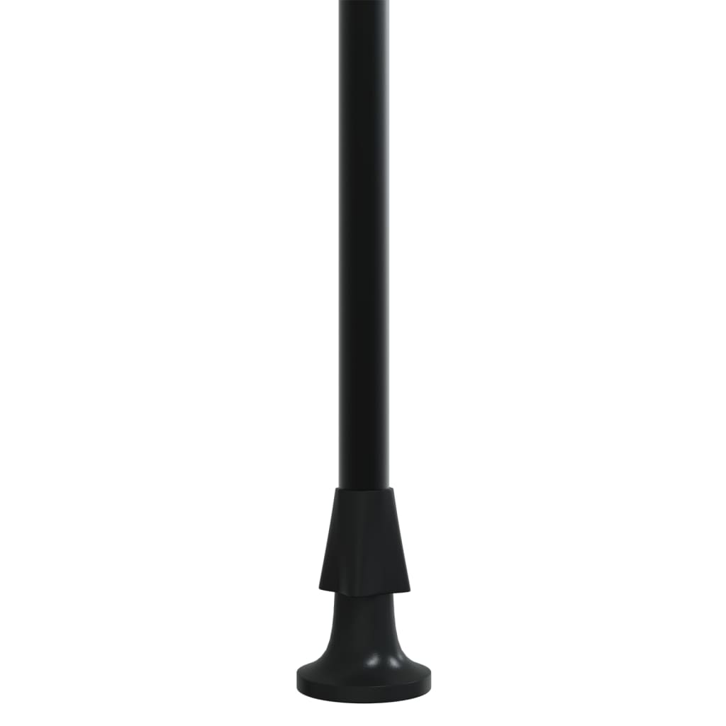 Uttrekkbar markise kremhvit 250x150 cm stoff og stål