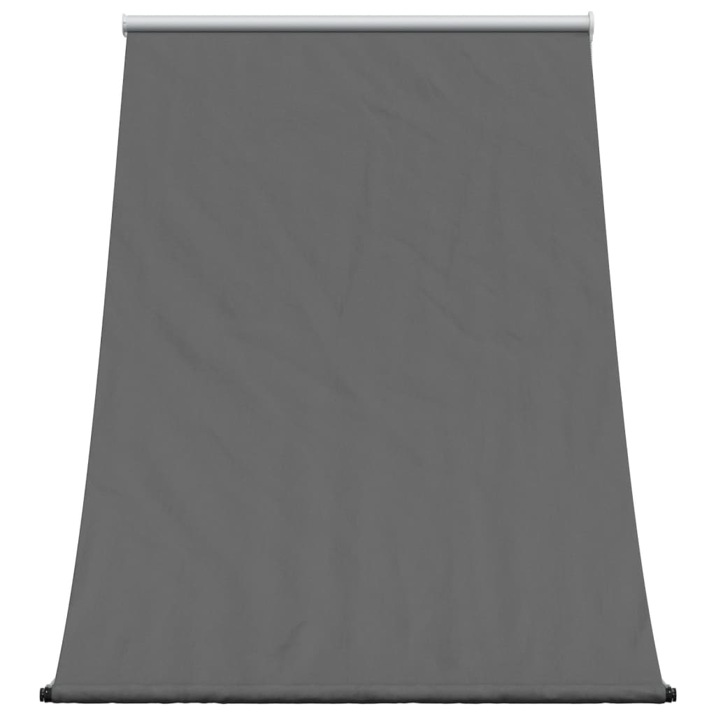 Uttrekkbar markise antrasitt 150x150 cm stoff og stål