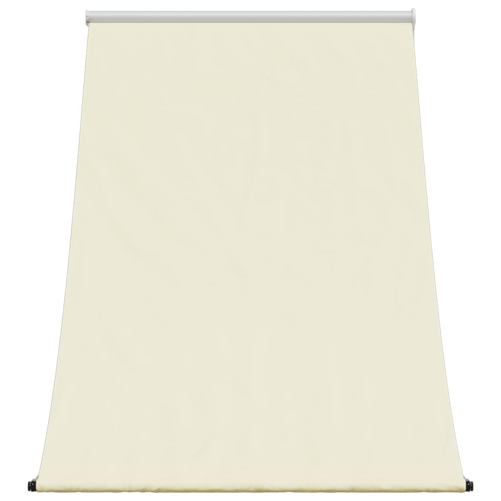 Uttrekkbar markise kremhvit 150x150 cm stoff og stål