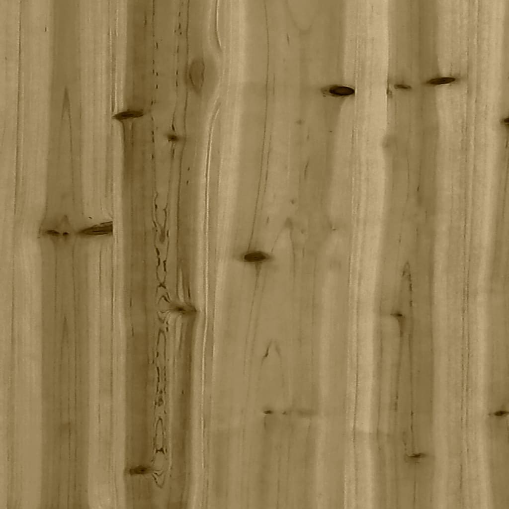 Benk med plantekasser 167,5x60x65 cm impregnert furu