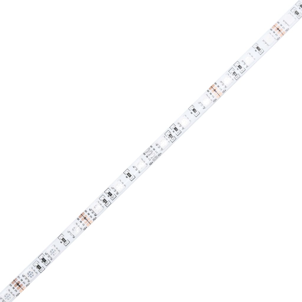 Hodegavl Skap Med Led Brun Eik 180X16,5X103,5 Cm