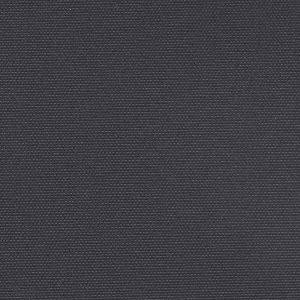 Uttrekkbar sidemarkise svart 180x500 cm