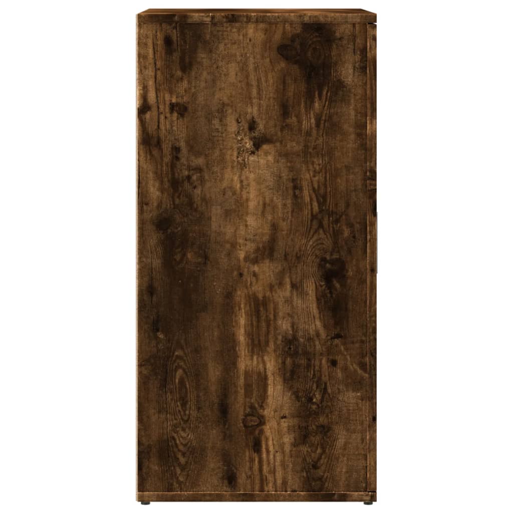 Skjenk Røkt Eik 59X39X80 Cm Konstruert Tre