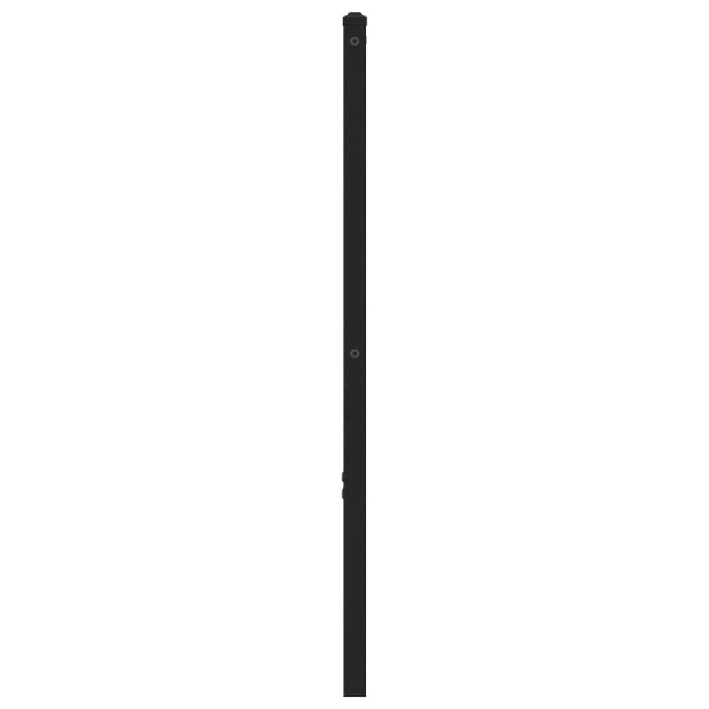 Hodegavl Brun Eik 80 Cm Stål Og Konstruert Tre