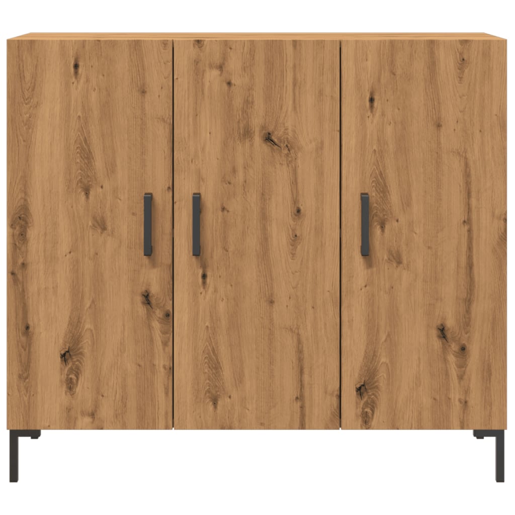 Skjenk Artisan Eik 90X34X80 Cm Konstruert Tre