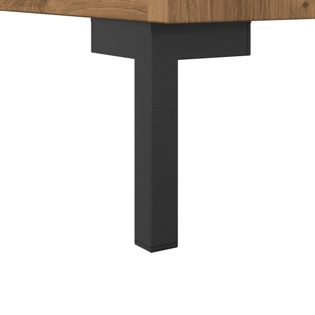 Skjenk Artisan Eik 90X34X80 Cm Konstruert Tre