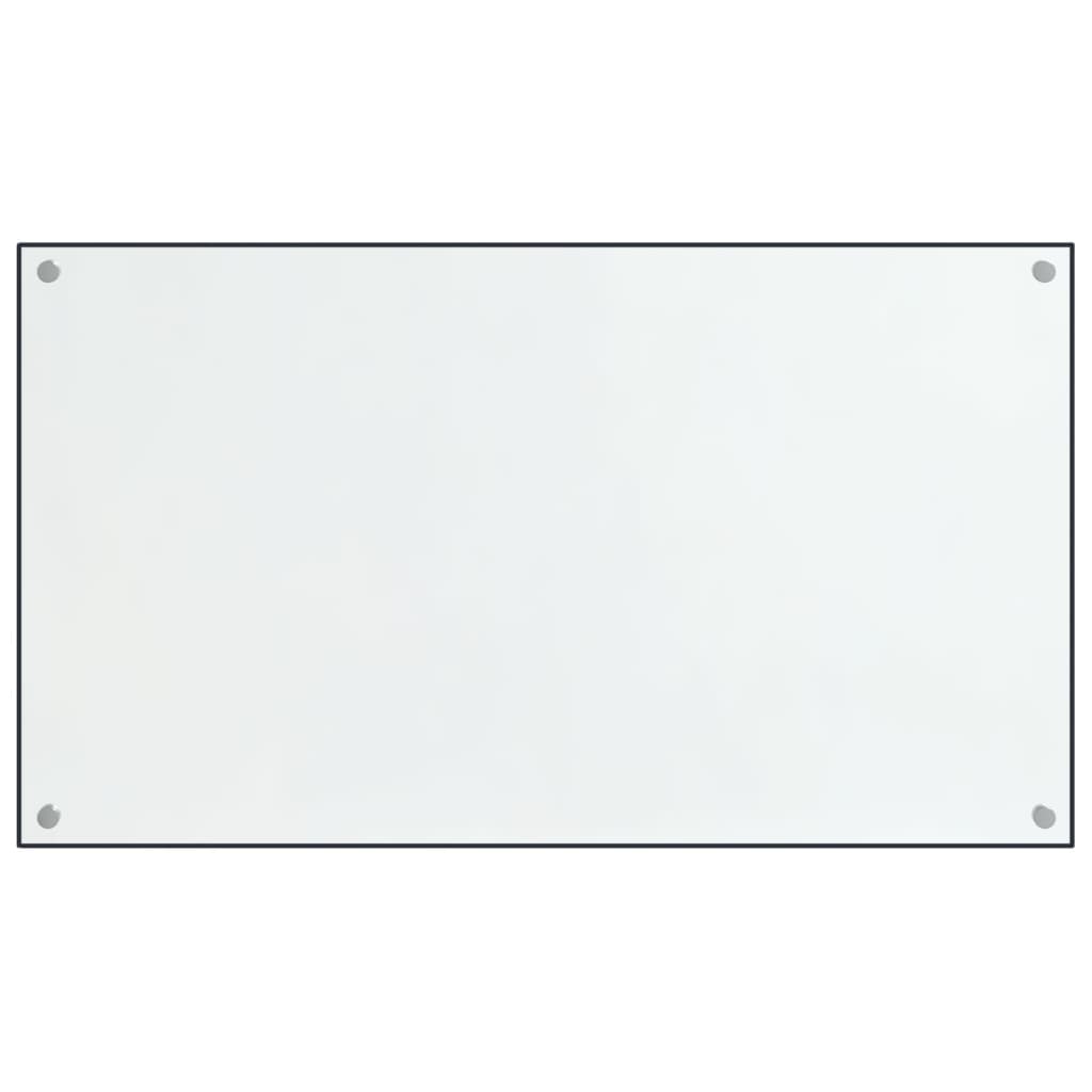 Kjøkkenplater 2 stk gjennomsiktig 70x50 cm herdet glass