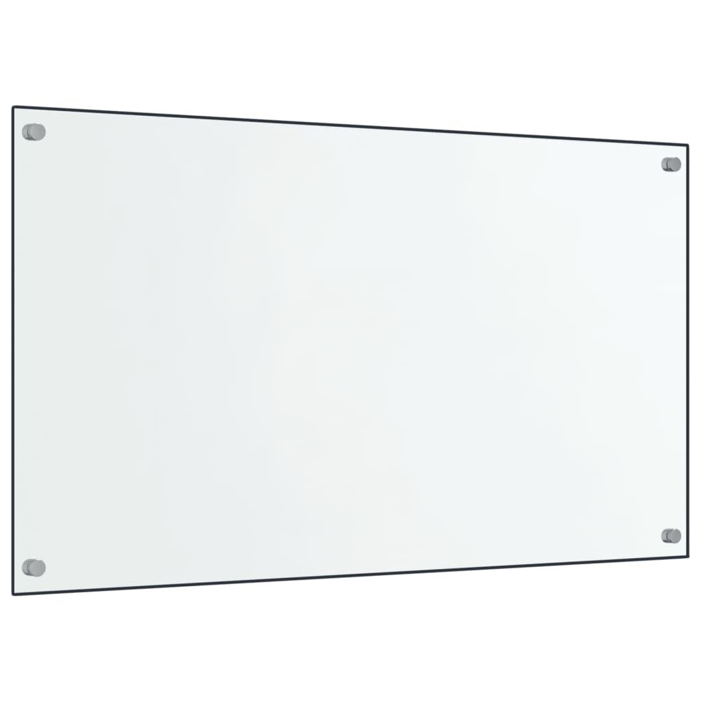 Kjøkkenplater 2 stk gjennomsiktig 70x50 cm herdet glass