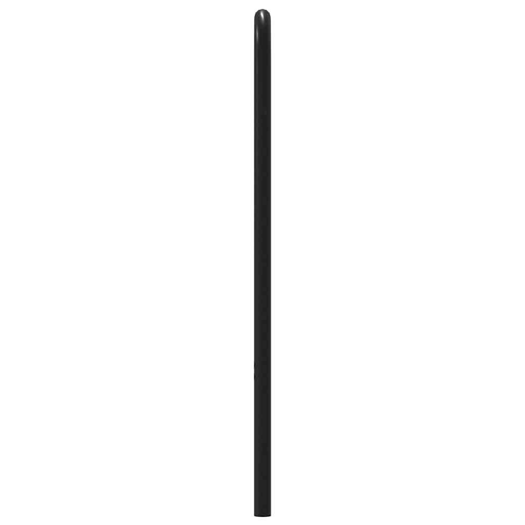 Hodegavl Brun Eik 140 Cm Stål Og Konstruert Tre