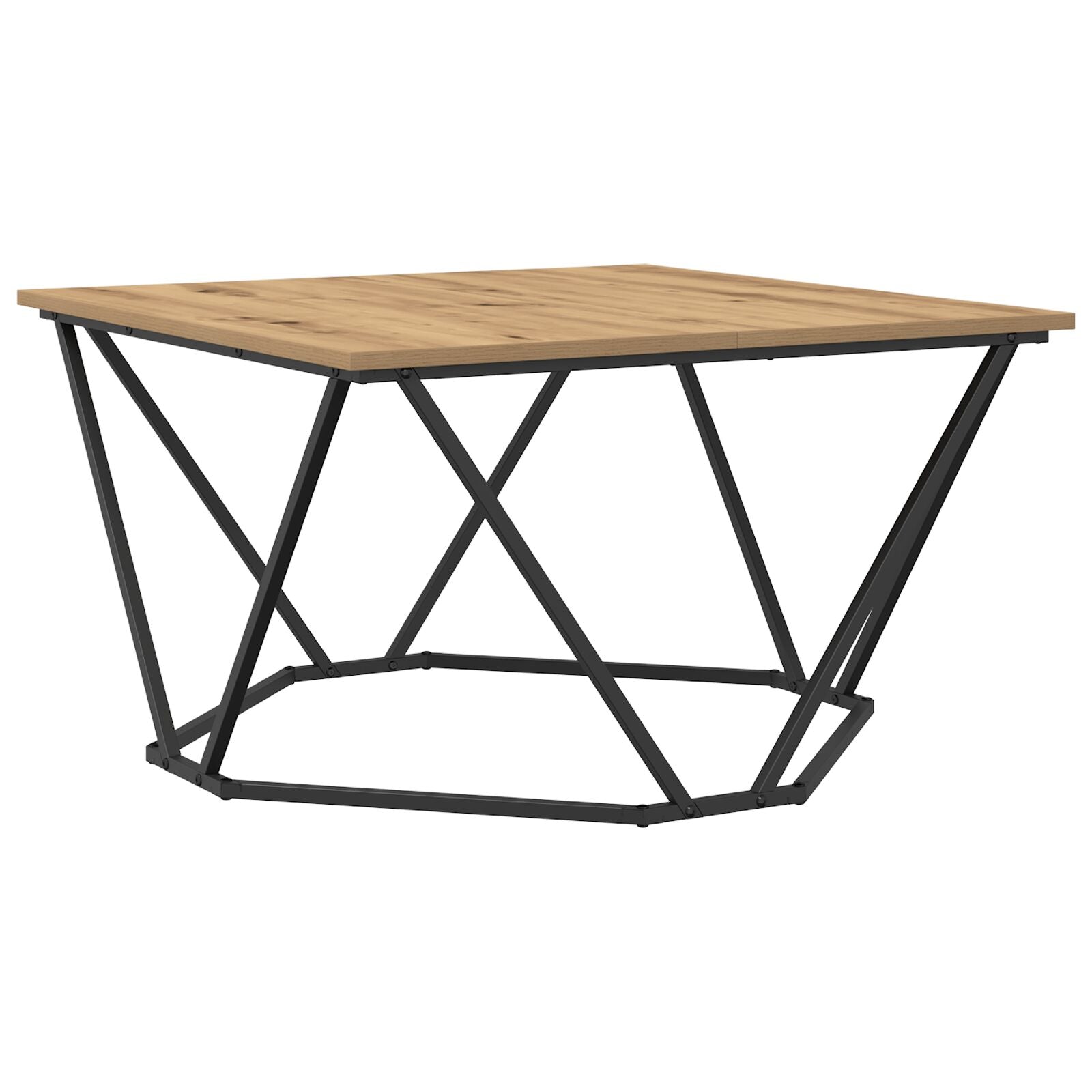 Kaffebord Eik 80x80x45 cm Treverk