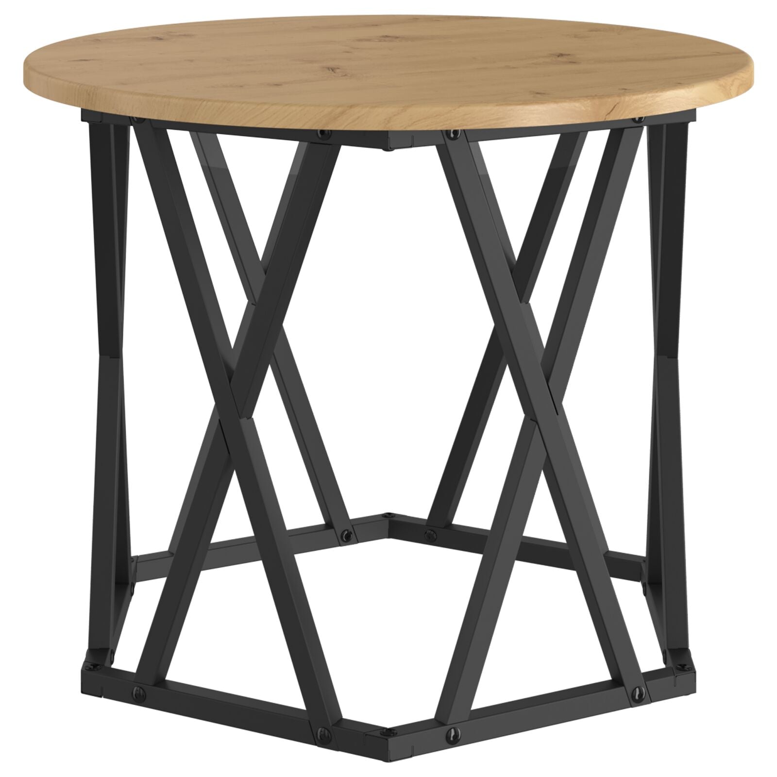 Nesting Side Tables 2 pcs Artisan Oak Engineered Wood