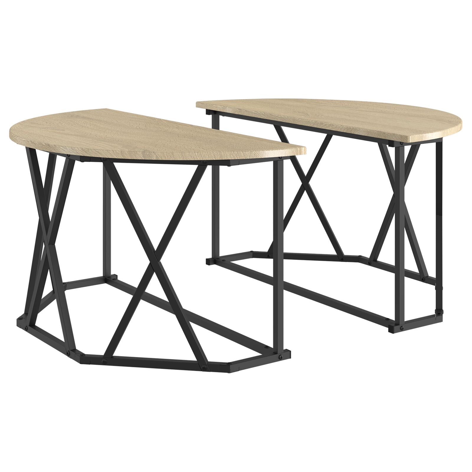 Kaffebord Sonoma Eik 80x80x42 cm Spesialbehandlet Tre