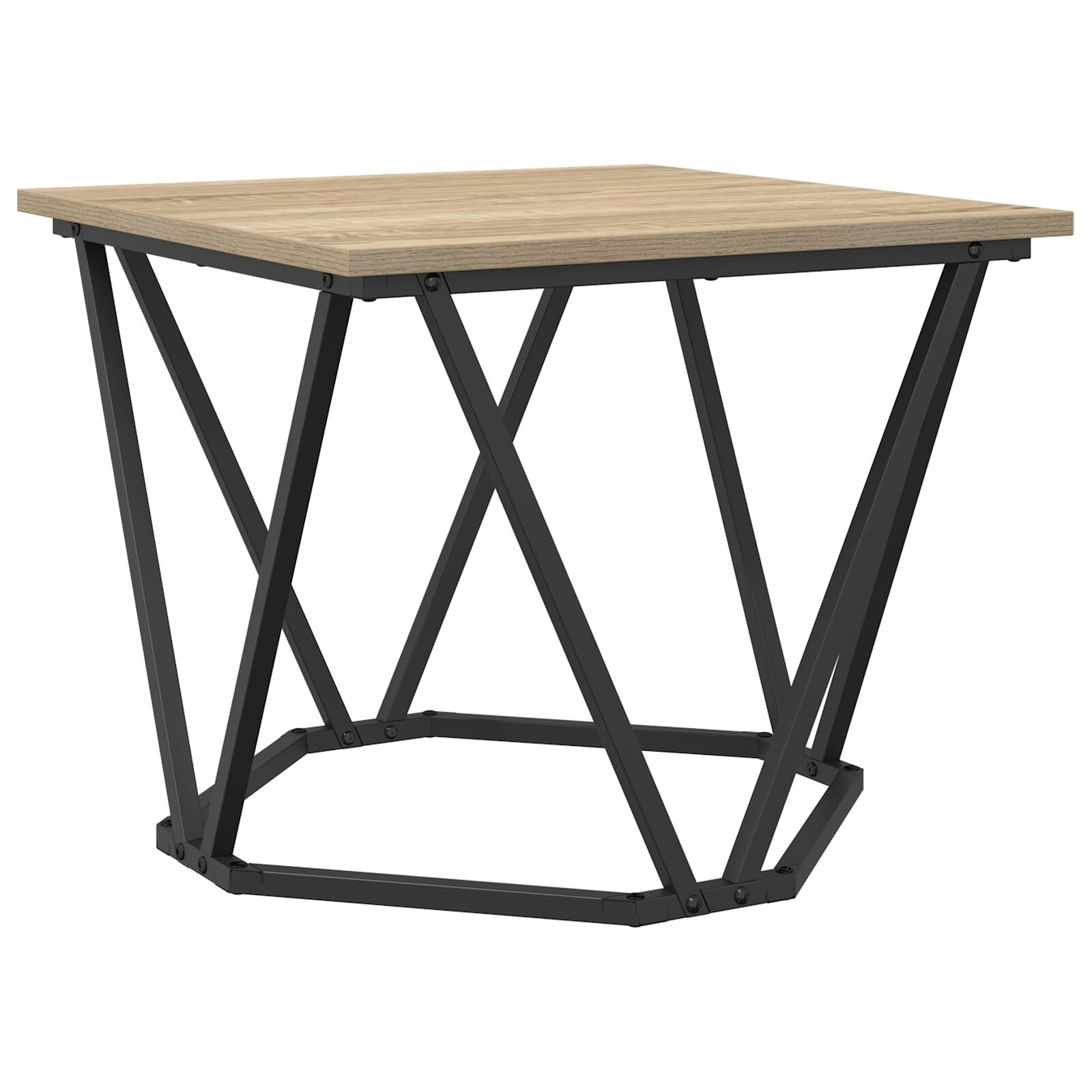 Sidebord 3 stk Sonoma Eik Konstruert Tre