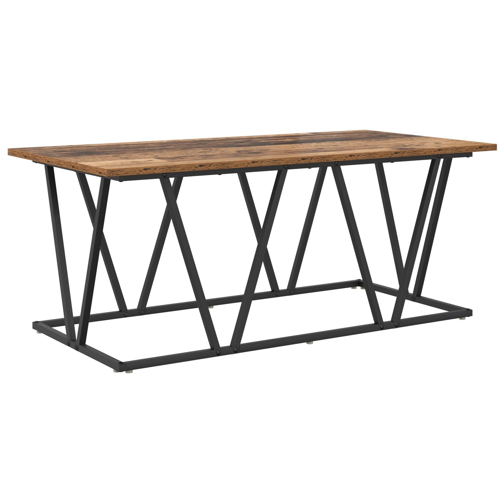 Kaffebord i Gammelt Tre 100x50x40 cm Laget av Tre og Metall